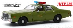 GREEN84103 - Voiture de la série TV L'Agence Tous Riques PLYMOUTH Fury de 1977 US Army Police