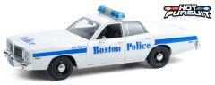 GREEN85521 - Voiture de police américaine de Boston DODGE Coronet de 1976 Boston Police Department