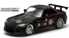 GREEN86205 - Voiture du film Fast And Furious de 2001 HONDA S2000 couleur noire