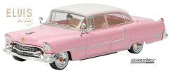 GREEN86491 - Voiture du chanteur Elvis Presley CADILLAC Fleetwood Series 60 de 1955 de couleur rose