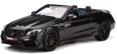 GT206 - Voiture cabriolet de couleur Noire - BRABUS 650