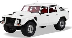 GTS18508W - Voiture 4x4 de couleur Blanche - LAMBORGHINI LM002