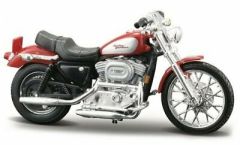 MST4166 - Moto de 2002 rouge - HARLEY DAVIDSON  XL 1200C Sportster
