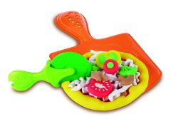 HASB1856 - Pâte à modeler PLAY-DOH - Pizza Party avec 5 pots, boîte à pizza et accesoires
