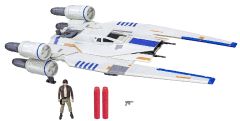 HASB7101 - Jouet enfant - Avion STAR WARS U-Wing Rebelle avec deux missil NERF