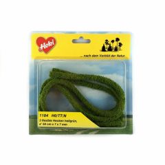 HEK1184 - Décor pour diorama - 3 Haies souples vert clair 7x7 mm - 50cm de long.