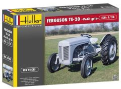 HEL81401 - Tracteur FERGUSON TE20 petit gris en kit à assembler et à peindre livré sans colle et peinture