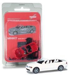 HER012638-002 - Voiture cabriolet BMW 3 couleur blanc à monter