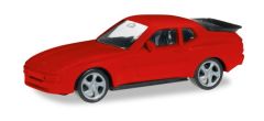 HER012768-002 - Voiture coupé - Porsche 944 de couleur rouge à monter soi même