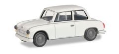 HER027649-002 - Voiture berline AWZ P70 de couleur blanche et grise