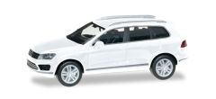 HER028479-002 - Voiture 4x4 - Volkswagen Touareg de couleur Blanche