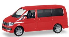 HER028738-002 - Véhicule familiale VOLKSWAGEN T6 couleur rouge