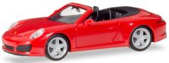 HER028844 - Voiture cabriolet PORSCHE 911 Carrera couleur rouge