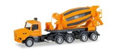 HER307062 - Camion 6X4 SCANIA 142 SZ avec semi toupie 2 essieux