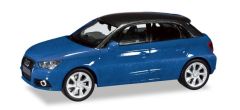 HER034890-002 - Voiture berline - Audi A1 de couleur Bleu Subaru