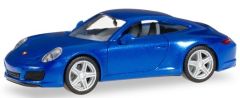 HER038522 - Voiture sportive PORSCHE 911 Carrera 2 coupé de couleur bleu métal