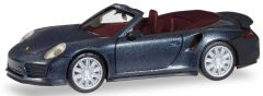 HER038928 - Voiture cabriolet sportive PORSCHE 911 Turbo couleur gris sombre