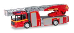 HER092777 - Camion de pompier grande echelle MERCEDES L32 xs