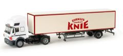 HER157353 - Camion Mercedes-Benz SK 94 avec remorque aux couleurs du Cirque CHARLES KNIE