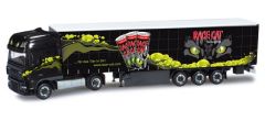 HER159968 - Camion Daf XF 105 SSC 4x2 avec remorque aux couleurs d'une boisson energisante RACE CAT