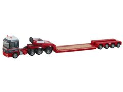 HER1717 - Camion porte engin Mercedes -benz Actros aux couleurs du transporteur PENDEL JOHNSON