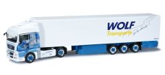 HER301770 - Camion remorque frigorifique Man TGX XLX aux couleurs du transporteur WOLF TRANPORTE