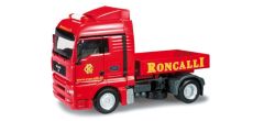 HER302203 - Camion solo Man TGA XLX 4x2 avec benette aux couleurs du cirque RONCALLI