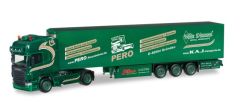 HER304221 - Camion Scania R09 V8 TL avec remorque frigorifique aux couleurs du transitaire K.A.J