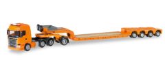HER306515 - Camion 6x4 R HL SCANIA avec semi NOOTEBOOM 4 essieux surbaissée et 1 dolly 1 essieux
