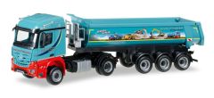HER306867 - Camion 4x2 Arocs MERCEDES avec semi benne 3 essieux de la société Schmuttermair