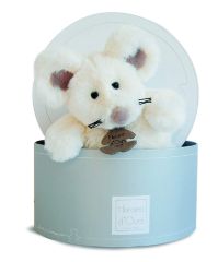 HO2578 - Peluche de la gamme BOULIDOUX - Souris de couleur beige