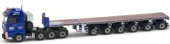 IMC31-0027 - Camion 8x4 MAN TGX aux couleurs MSG et remorque NOOTEBOOM 6 essieux avec ballast