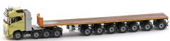 IMC32-0024 - Camion 8x4 VOLVO FH04 Globetrotter aux couleurs VERSCHOOR remorque à ballast 7 essieux avec ballast