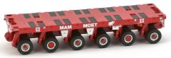 IMC32-0044 - MAMMOET SPMT 6 Essieux de couleur Rouge
