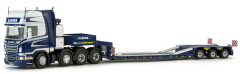 IMC33-0003 - Camion SCANIA R Topline 8x4 avec semi 3 essieux  KARNER surbaissée