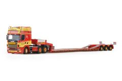 IMC33-0007 - Camion 6x4 SCANIA 164 Topline et remorque GOLDHOFER aux couleurs du transporteur TORBEN RAFN