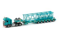 IMC33-0017 - Camion SCANIA R 6x4 Kobelco avec semi 6 essieux extensible surbaissée avec chargement masses et ralonges pour grue
