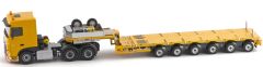 IMC33-0082 - Camion 6x4 DAF Euro 6 Space Cab et remorque NOOTEBOOM 6 essieux extensible