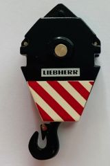 YCC202 - Accessoire de couleurs Noir, rouge et blanc - Crochet LIEBHERR 41 Tonnes 1 Poulie
