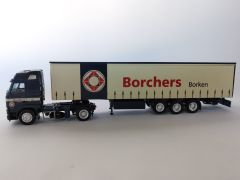 AWM70256 - Camion avec remorque 3 Essieux bachée "BORCHERS BORKEN"  VOLVO FH12 Globetrotter 4x2