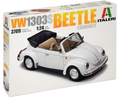 ITA3709 - Voiture cabriolet VOLKSWAGEN Beetle 1303s en kit à peindre et à assembler peintures et colle non incluses