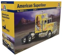 ITA3820 - Camion solo AMERICAN Superliner en kit à peindre et à assembler peintures et colle non incluses