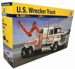 ITA3825 - Camion dépanneuse FORD 9000 US Wrecker truck en kit à peindre et à assembler peintures et colle non incluses