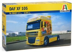 ITA3842 - Camion 4x2 solo DAF XF 105 en kit à peindre et à assembler peintures et colle non incluses