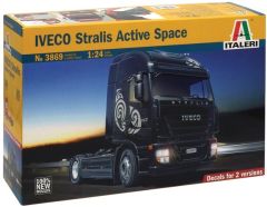 ITA3869 - Camion 4x2 solo IVECO Stralis 560 en kit à peindre et à assembler peintures et colle non incluses