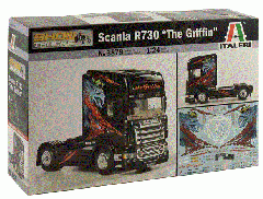 ITA3879 - Camion 4x2 solo SCANIA R730 The Griffin en kit à peindre et à assembler peintures et colle non incluses