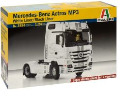 ITA3884 - Camion 4x2 solo MERCEDES Actros 1851 en kit à peindre et à assembler peintures et colle non incluses