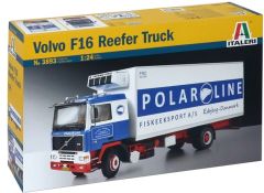 ITA3893 - Camion porteur 4x2 frigorifique VOLVO F16 aux couleurs transport Polar Line en kit à peindre et à assembler peintures et colle non incluses