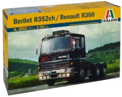 ITA3902 - Camion 6x4 RENAULT / BERLIET R V8 Turbo 352ch en kit à peindre et à assembler peintures et colle non incluses