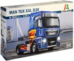 ITA3916 - Camion solo 4x2 MAN TGX XXL D38 en kit à peindre et à assembler peintures et colle non incluses